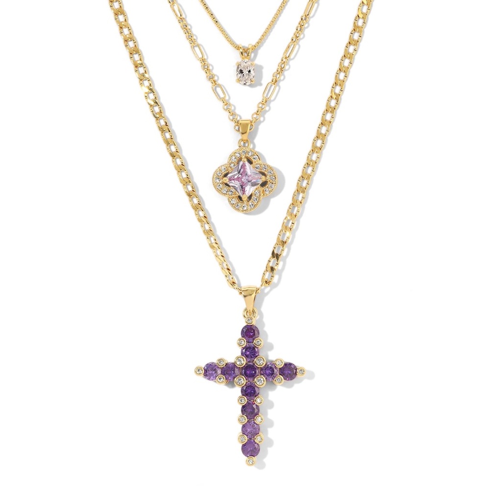 New Vanessa Mooney THE CYPRESS LAYERED NECKLACE
